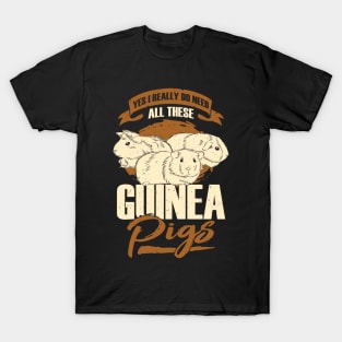 Yes I Really Do Need All These Guinea Pigs T-Shirt